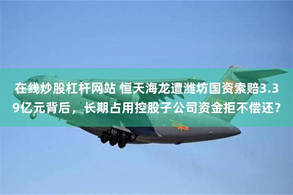 在线炒股杠杆网站 恒天海龙遭潍坊国资索赔3.39亿元背后，长期占用控股子公司资金拒不偿还？