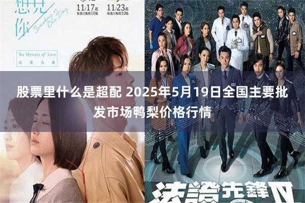 股票里什么是超配 2025年5月19日全国主要批发市场鸭梨价格行情
