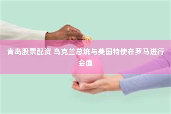 青岛股票配资 乌克兰总统与美国特使在罗马进行会面