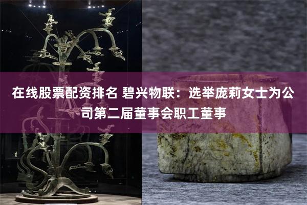 在线股票配资排名 碧兴物联：选举庞莉女士为公司第二届董事会职工董事